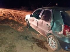 Capotamento na rota provincial 1: cinco agentes penitenciários ficaram levemente feridos