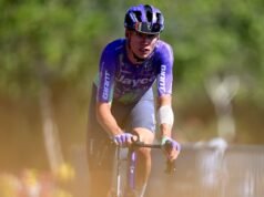 O australiano Kelland O’Brien é considerado um ‘verdadeiro lutador’ quando chegou a Foix, terminando mais de oito minutos após o tempo limite da etapa 4 para encerrar sua estreia no Tour de France.