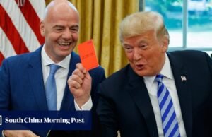 Trump e Infantino enfrentarão um protesto por cartão vermelho na final da Copa do Mundo FIFA.