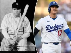 Compare Shohei Ohtani com Babe Ruth aos 32 anos
