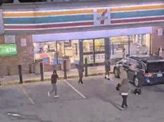 Idoso em Baltimore usa espada para atacar loja 7-Eleven