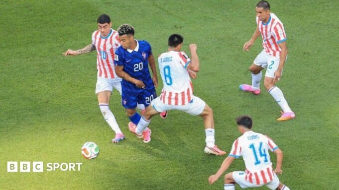 Copa do Mundo de 2026: ‘Vergonhoso’ e ‘embaraçoso’ – França escapa das artes negras do Paraguai Copa do Mundo de 2026: ‘Vergonhoso’ e ‘embaraçoso’ – França escapa das artes negras do Paraguai