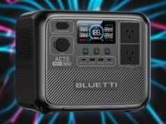 A popular estação de energia AC70 768Wh 1.000W LiFePO4 da Bluetti vem com garantia de 5 anos e o preço cai para menos de US$ 250