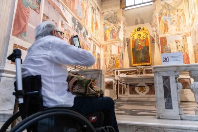 Capela Brancacci se torna local de teste da Europa para patrimônio cultural acessível Capela Brancacci se torna local de teste da Europa para patrimônio cultural acessível