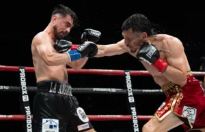 Brian Flores quebra Jonathan Navarro para manter o ritmo.