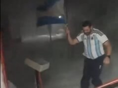 Foi assim que um professor na Antártica comemorou a vitória contra a Inglaterra