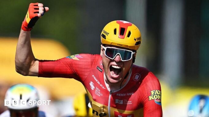 Resultados do Tour de France: Søren Vernskjold faz sprint de longa distância para vencer a etapa mais rápida de todos os tempos Resultados do Tour de France: Søren Vernskjold faz sprint de longa distância para vencer a etapa mais rápida de todos os tempos