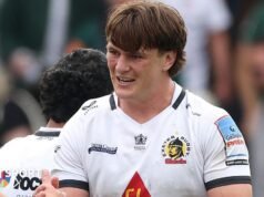 Tom Hooper conquistou o título depois de estender o contrato com Exeter antes de seu retorno à Austrália
