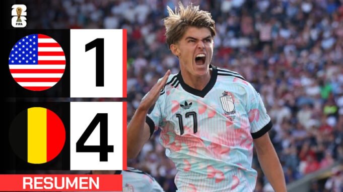 Estados Unidos 1-4 Bélgica | Resumo da Copa do Mundo de 2026 Estados Unidos 1-4 Bélgica | Resumo da Copa do Mundo de 2026