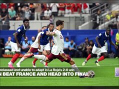 A Espanha domina a França e chega à final da Copa do Mundo.