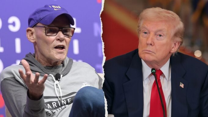 James Carville culpa democratas de esquerda por ajudarem Trump em 2016 James Carville culpa democratas de esquerda por ajudarem Trump em 2016