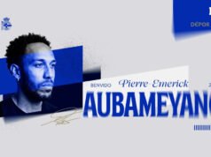 Aubameyang já é do Deportivo