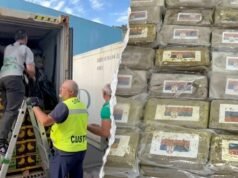 Autoridades italianas apreendem US$ 290 milhões em cocaína escondida entre bananas
