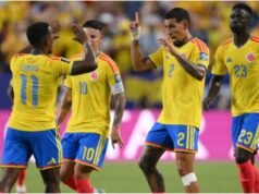 Colômbia x Gana: Jhon Arias lidera por 1 a 0, levando a Colômbia às oitavas de final da Copa do Mundo de 2026