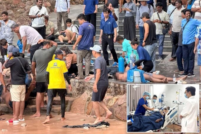 Polícia vietnamita detém o capitão depois que a lancha vira, matando 15 turistas Polícia vietnamita detém o capitão depois que a lancha vira, matando 15 turistas