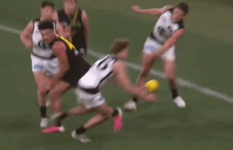 A polêmica cobrança de falta de Nick Haynes faltando 13 segundos para o fim do cronômetro durante uma finalização frenética no confronto Carlton-Richmond