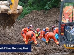 Deslizamentos de terra esmagam trabalhadores madeireiros na China; número de mortos sobe para 21