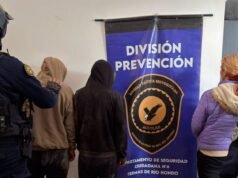 Eles prenderam três pessoas com mandados de lesão qualificada em Termas de Rio Hondo