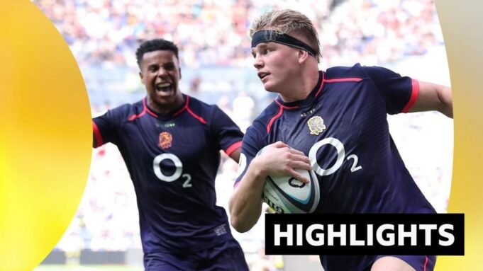 Polk marcou três gols na vitória da Inglaterra sobre Fiji por 11 tentativas.