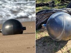 Esferas de metal não identificadas encontradas na costa australiana podem ser detritos de corpo de foguete estrangeiro, diz agência espacial