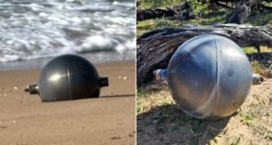Esferas de metal não identificadas encontradas na costa australiana podem ser detritos de corpo de foguete estrangeiro, diz agência espacial