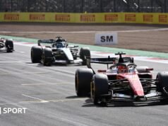 Resultado do Grande Prêmio da Inglaterra: Charles Leclerc vence corrida dramática de George Russell e Lewis Hamilton