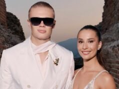 Erling Haaland e sua namorada Isabel Johansen brilham em roupas Dolce & Gabbana para encontros noturnos