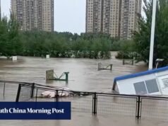 A China emitiu alertas meteorológicos mais severos enquanto o tufão Bavi provocava chuvas e inundações.