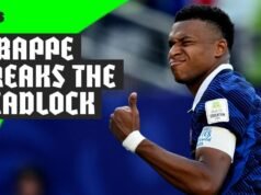 Mbappe marcou friamente para dar a liderança à França de pênalti