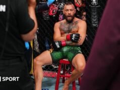 McGregor x Holloway 2: Conor McGregor se machuca 69 segundos após seu retorno ao UFC