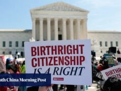 Trump diz que pedirá à Suprema Corte dos EUA que reavalie o caso de cidadania por direito de nascença.