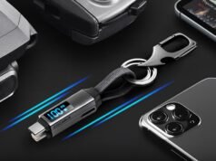 Carregue alguns equipamentos com este chaveiro, agora à venda por US$ 30