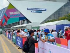 AO VIVO: Com forte operação de segurança, torcedores agora vivenciam uma prévia do histórico jogo Argentina x Inglaterra.