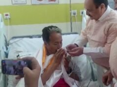 Wangchuk, ativista indiano Fim da greve de fome de 26 dias | Protesto