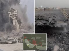 Os EUA destruíram pontes ao redor do principal porto do Irã, Bandar Abbas, em sua sétima noite consecutiva de ataques aéreos