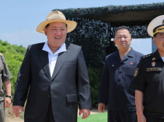 Kim Jong Un está supervisionando testes de armas do novo destróier naval da Coreia do Norte