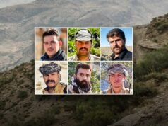 A Guarda Revolucionária Iraniana mata seis Peshmerga curdos em uma emboscada na fronteira iraniana, de acordo com o Partido Democrático Iraniano do Curdistão.