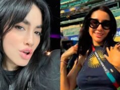Lali torceu por Maria Besra antes de cantar o hino na final