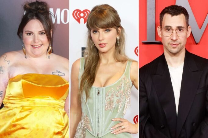 Exes Lena Dunham e Jack Antonoff comparecem ao casamento de Taylor Swift e Travis Kelce após publicar livro explosivo