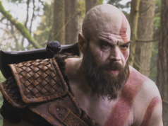 Ryan Hurst chora no bíceps no set de God of War