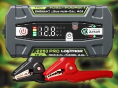 Economize 50% na fonte de alimentação de emergência para carro sem fio Lokithor J2250 Pro usando baterias LiFePO4