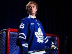 Gavin McKenna mudou para o número 92 depois que Sergei Bobrovsky assumiu o seu número.