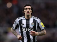 Tonali mudou-se do Newcastle United para o Tottenham