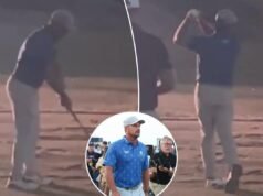 Bryson DeChambeau pratica no escuro enquanto escreve que está ‘saindo para uma escapadela de fim de semana’ após o drama do Aberto da Inglaterra
