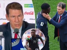 O que o técnico belga disse a Folarin Balogun após o início da tragédia do cartão vermelho na Copa do Mundo
