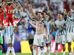 Argentina avançou para as semifinais da Copa do Mundo depois de escapar da Suíça na prorrogação
