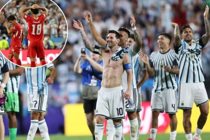 Argentina avançou para as semifinais da Copa do Mundo depois de escapar da Suíça na prorrogação
