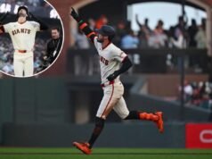 Bryce Eldridge acerta o primeiro Splash na vitória dos Giants sobre as Montanhas Rochosas