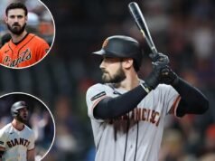Bryce Eldridge lutou pelos Giants como um novato estrela