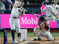 Ben Rice, dos Yankees, perdeu na primeira rodada do Home Run Derby